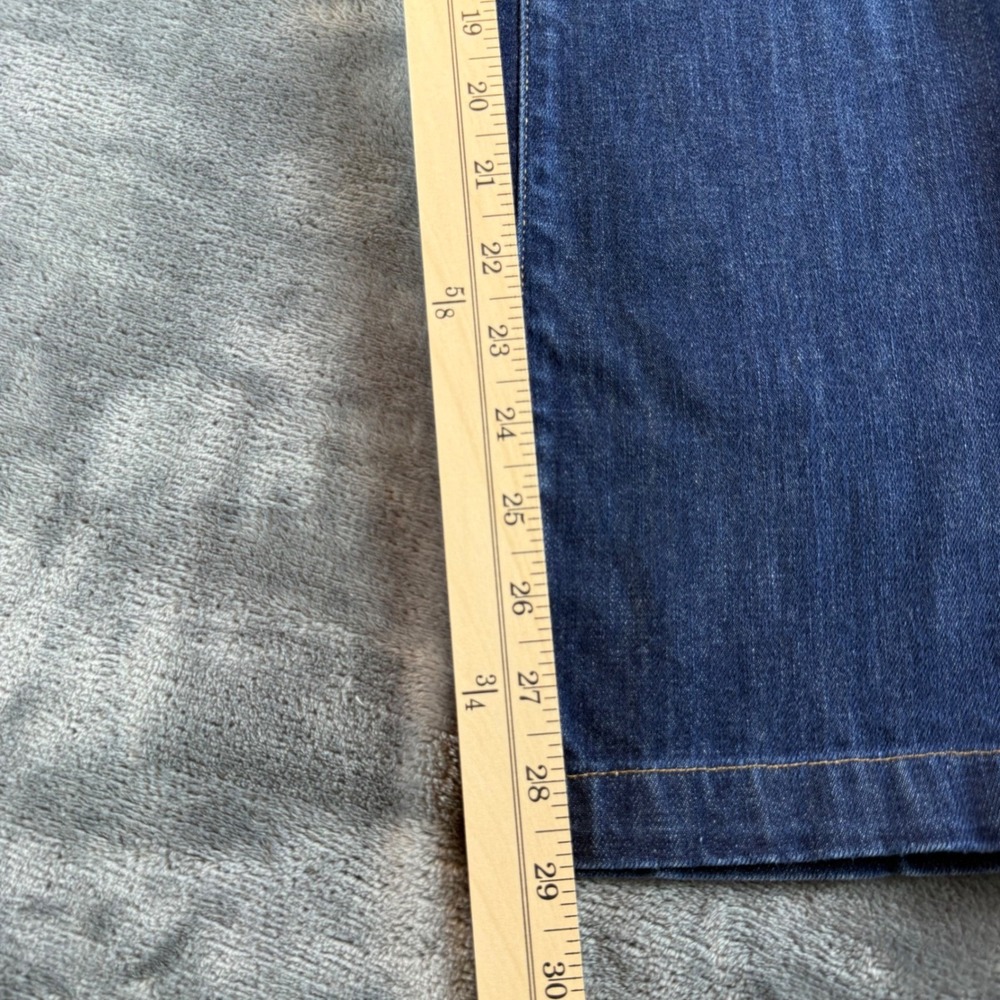 Gap 1969 Women's Jeans Long & Lean Flare Size 27/4 R  Mid Rise Dark Wash - Picture 7 of 9